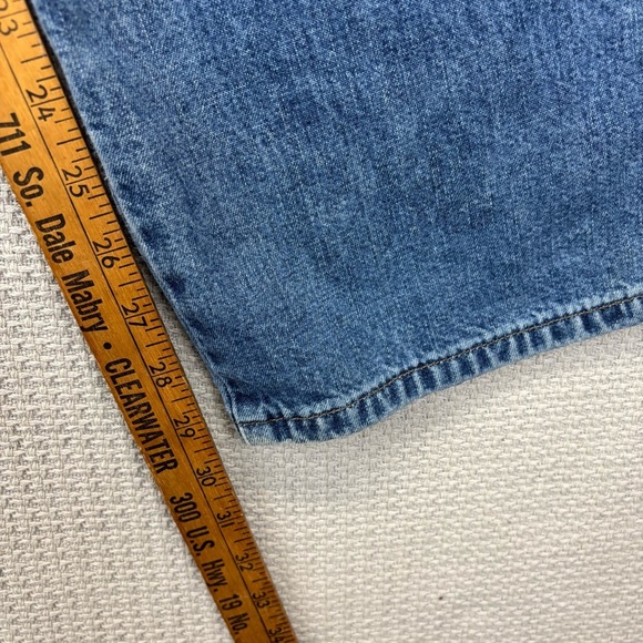 Vintage Y2K Levis Silver Tab Fits Men’s Size XL Blue Denim Baggy Overalls Faded - Picture 14 of 14